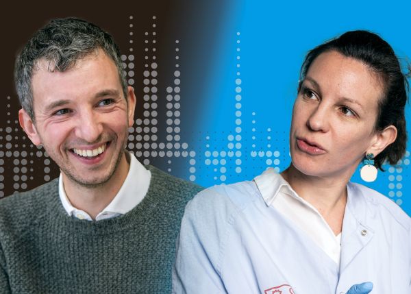 Photo : Xavier Prévost et Isabelle Dupin sont tous deux lauréats d'une bourse du Conseil européen de la recherche © Gautier Dufau