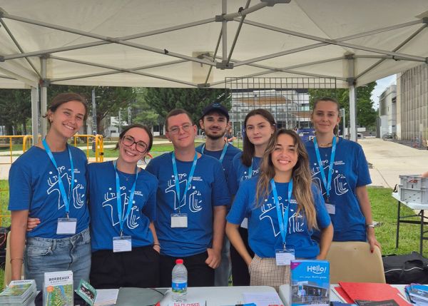 Photo : L'équipe d'étudiants relais des BVE ©université de Bordeaux